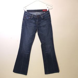Seven7 Size 31 Flare Blue jeans